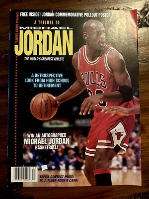 Michael Jordan Tribute Magazine with Commemorative Poster (1993) - Image 1 of 2