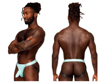 Male Power 399-281 Easy Breezy Jock Sleeve Color Aqua - Image 1 of 4