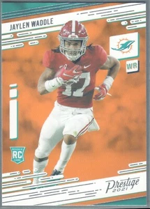 Panini Prestige 2021 Jaylen Waddle #213 Rookie RC Dolphins - Imagen 1 de 2