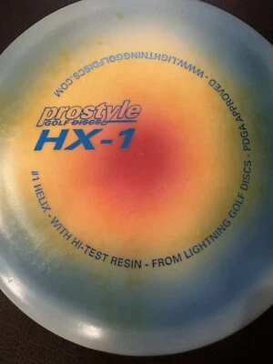 NEW Lightning Disc Golf Pro Style Hx-1 Driver #1 Helix 169g. 9/10. No Ink - Image 1 of 4
