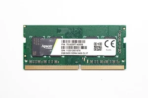 SOD APACER 2GB (1x2GB) DDR4-2400 CL17 (78.A2GF7.4000B) DDR4 SO-Dimm #8300 - Imagen 1 de 1