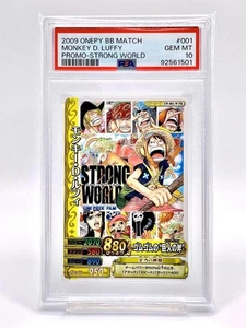 VINTAGE One Piece Berry Match Luffy PSA 10 - Picture 1 of 3