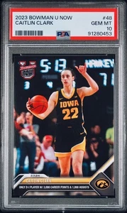 🔥 2023 Bowman U Now - CAITLIN CLARK #48 - PSA 10!! - Picture 1 of 2