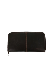 ROSETTI Ladies Brown 6 Compartment Zip Up Purse/Wallet Pre-Loved Classic Style - Picture 1 of 8