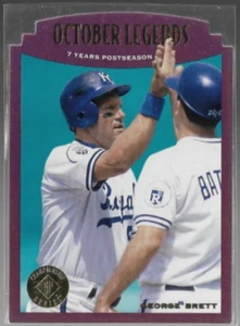 GEORGE BRETT 1995 Upper Deck October Legends troquelado #101.  REALES - Imagen 1 de 1