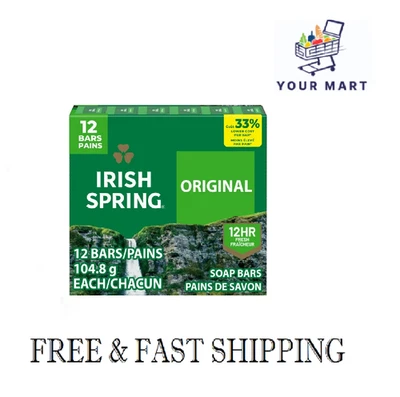 Irish Spring Bar Soap for Men, 12Pack, 3.7 Oz - Image 1 of 4