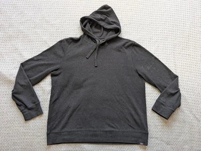 Sudadera con Capucha Marca Faherty Para Hombre Grande Gris Carbón Espiga Pullover Foto 1 de 4