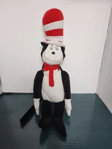 Dr. Seuss Gatto nel Cappello Peluche Bambola Peluche Kohls Care per Bambini 18" - Foto 1 di 3