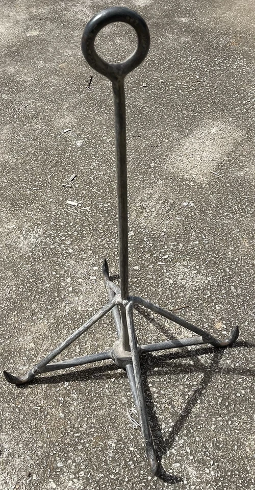 Percha de cocina para juego de hierro de 1900 4 ganchos 30 1/4” H Foto 1 de 4