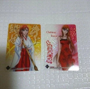 BLEACH Clear Collection Orihime Inoue Card Set Slightly Worn Condition - Picture 1 of 3