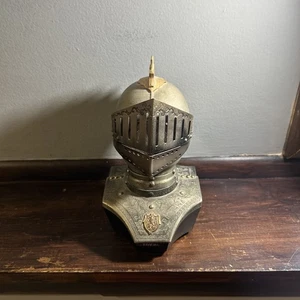 Vintage Midieval Knight Helmet Radio Metal Chevalier Made in Japan Tested Works! - Picture 1 of 11