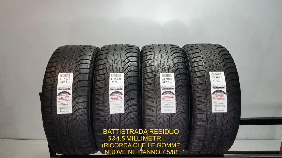 GOMME USATE  TERMICHE 245/45R18 100V PIRELLI P ZERO WINTER PNEUMATICI C18022 - Bild 1 von 1