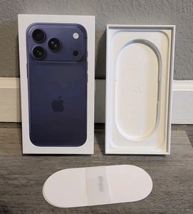 Apple iPhone 17 PRO Azul Profundo CAJA VACÍA SOLO 256GB A3256 con Insertos - Imagen 1 de 7
