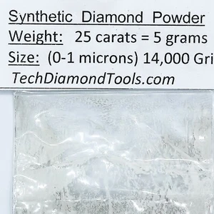 Polvo de diamante TechDiamondTools 14.000 arena 0-1 micras, 25 cts = 5 gramos - Imagen 1 de 6