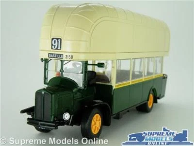 RENAULT TN4 F COACH MODEL BUS FRANCE 1:43 SCALE IXO GREEN/CREAM BASTILLE LYON K8 - Image 1 of 4