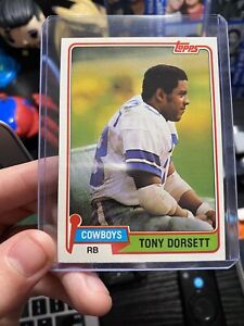 1981 Topps - #500 Tony Dorsett