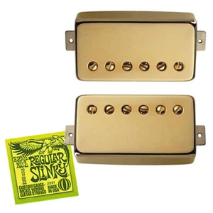Seymour Duncan SH-55 Seth Lover Humbucker Set Oro OMAGGIO Corde a sfera Ernie - Foto 1 di 1