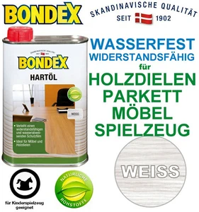BONDEX 250 ml Hartöl WASSERFEST für Holzdielen Parkett Möbel Öl WIDERSTANDSFÄHIG - Bild 1 von 3
