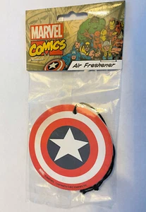 NEW MARVEL Captain America Shield STRAWBERRY SCENT HOME CAR Air Freshener - Picture 1 of 2