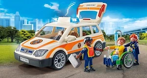 Coche paramédico Playmobil 71037 City Life - nuevo en caja - 44 piezas con luces y sonidos - Imagen 1 de 6