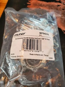 PRIME-LINE MP54260 Universal Warm und Kalt Wasserhahn Griffe, 1-5/8 Zoll Höhe, - Bild 1 von 2