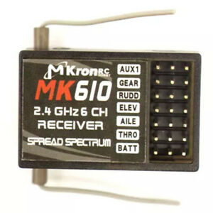 2.4Ghz 6-Channel MK610 Receiver For Spektrum Dx5e Dx6i Dx7 AR6100 Transmitter