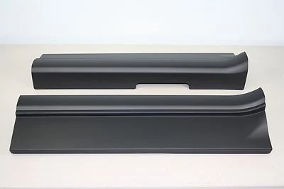 Protectores de umbral de puerta Chevrolet Corvette 2005-2013 C6 (negro sin logotipo) Foto 1 de 3