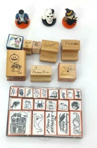 Juego de Estampillas de Otoño Inkadinkado Boynton de Colección Halloween Acción de Gracias en Caja 30 Piezas - Imagen 1 de 5