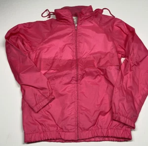 Vintage 90s Be In The Current Seen Windbreaker Jacke S Pink - Bild 1 von 11