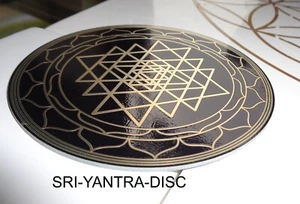 Energy Disc Sri Yantra Geometry Bioresonance Scalar Waves Radionics Force Abundance - Picture 1 of 7