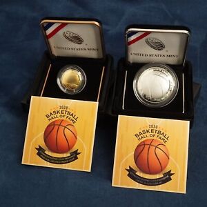 2020 US Mint Basketball Hall of Fame Commem. Proof Gold & Silver - Free Ship USA