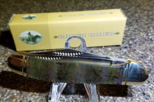 Rough Rider RR338, Copperhead Imitation Abalone, 3-3/4", DISCONTINUED, NEW - Picture 1 of 8