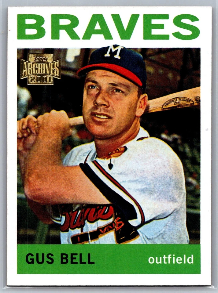 2001 TOPPS ARCHIVES BASEBALL 119 GUS BELL BRAVES - Image 1 of 1
