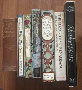 Life Times WILLIAM SHAKESPEARE 7 Books About THE BARD by ROWSE Stott LEE Levi - Imagen 1 de 6