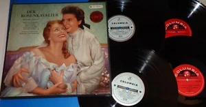 Karajan STRAUSS Der Rosenkavalier Columbia SAX 2269-2272 Semi Circle/Blue/Silver - Picture 1 of 2