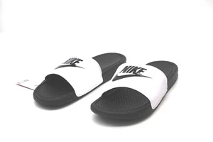 NIKE SLIDE BENASSI JDI SANDAL 343880-100 WHITE/BLACK SLIP ON SIZE 12 MENS SANDAL - Picture 1 of 7