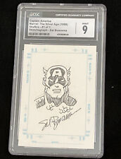 Marvel Silver Age Sketchagraph Sal Buscema Captain America MINT CGC 9 (8024)