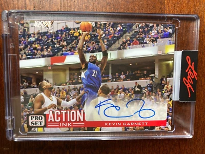 2022 Leaf Pro Set Auto Kevin Garnett Autograph Rare - Image 1 of 2