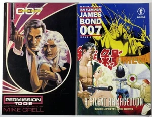 LOT OF 2 DIFFERENT JAMES BOND 007 COMICS - Picture 1 of 1