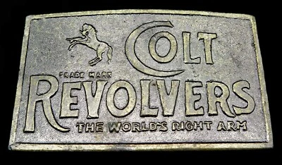 Colt Revolvers Guns Firearms Western Cowboy Vintage Belt Buckle - Image 1 of 4
