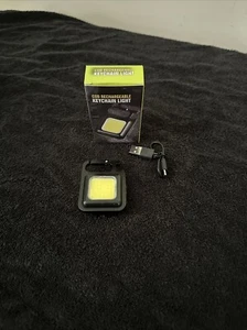 Mini COB Taschenlampen 800 Lumen hell wiederaufladbarer Schlüsselanhänger kleine Taschenlampe - Bild 1 von 7