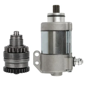 2 PCS Starter Motor and Bendix Set for KTM 200 250 300 XC XC-W EXC EXC-E for HUS - Picture 1 of 12