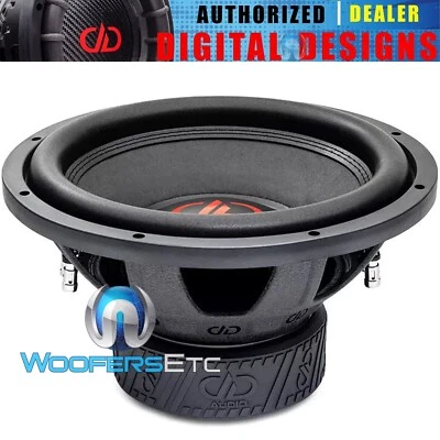 DD AUDIO 312E-D2 12" COCHE SUBWOOFER 1500W DOBLE 2-OHM ALTAVOZ BAJO NUEVO Foto 1 de 4