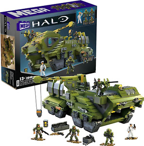 Halo Infinite Toys Building Set for Kids, Unsc Elephant Sandnest Tank with 2041 