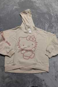 Gap Kids Girls' Size XL (12) White Cream Hello Kittty Hoodie NWT - Picture 1 of 8