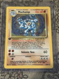 Machamp Base Set 008/102 Holographic - LP - Picture 1 of 1