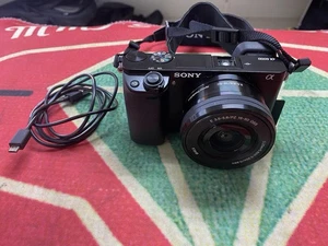 Sony Alpha A6000 24.3MP Mirrorless Digital Camera See Description - Picture 1 of 8