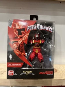 Bandai Power Rangers Super Ninja Steel RED RANGER Lion Fire Armor Action Figure - Picture 1 of 3