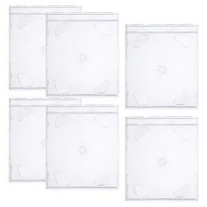6 Pcs CD-Hülle Aufbewahrungsbehälter Für CD-Halter DVD-Aufbewahrungsbox - Afbeelding 1 van 12