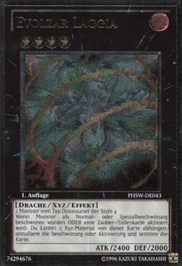 YuGiOh Evolzar Laggia (V.2) PHSW-DE043 Ultimate Rare NM 1st - Bild 1 von 2